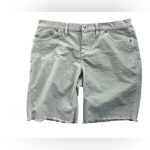 Carve Designs Olive Green Frayed Hem Women's Shorts